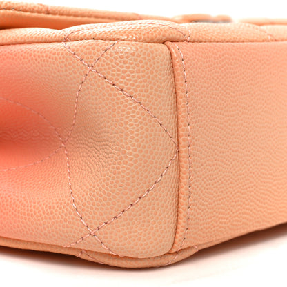Chanel Shaded Caviar Quilted My Everything Small Flap Orange Light Orange 9 of 10