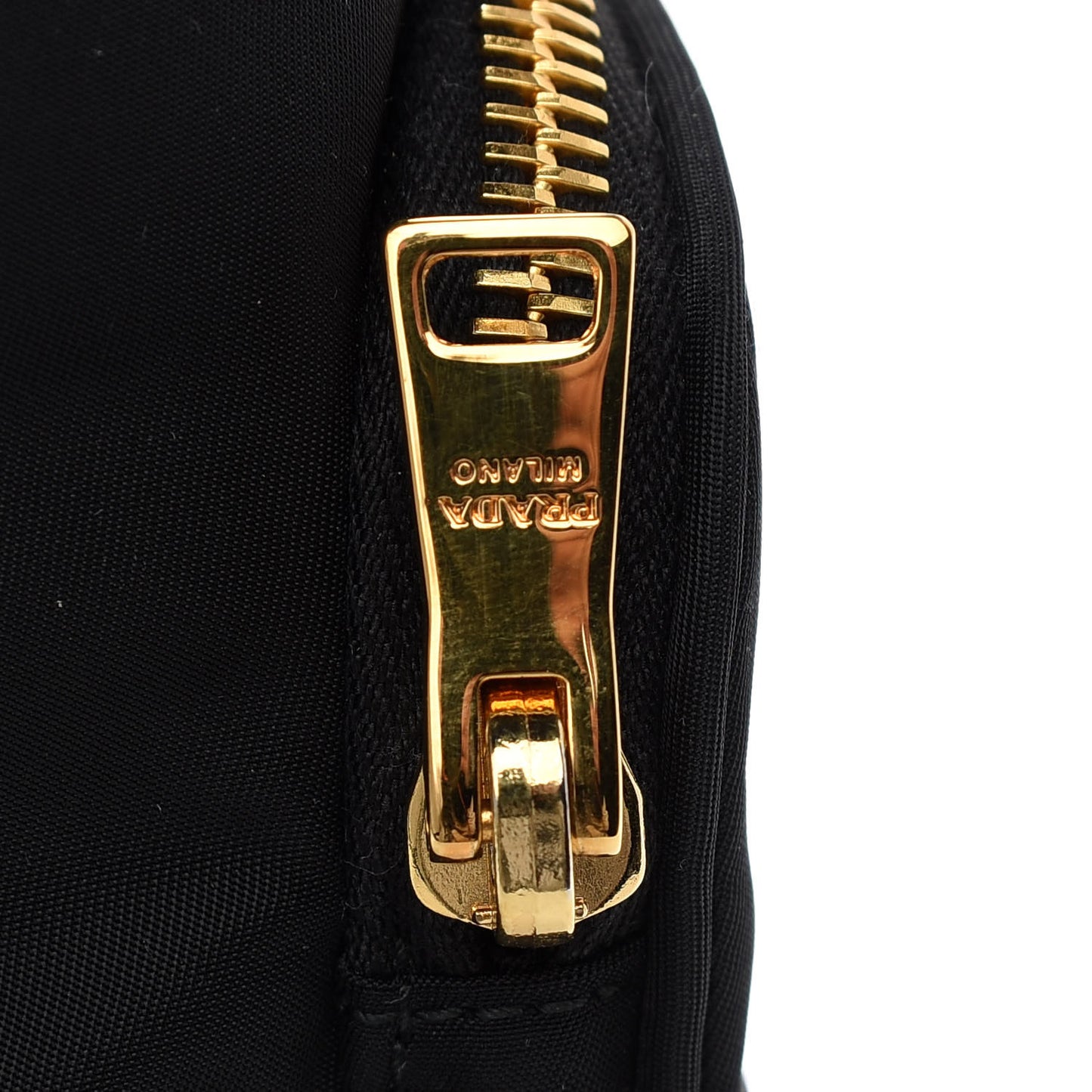 Re-Nylon Duet Drawstring Shoulder Bag Black