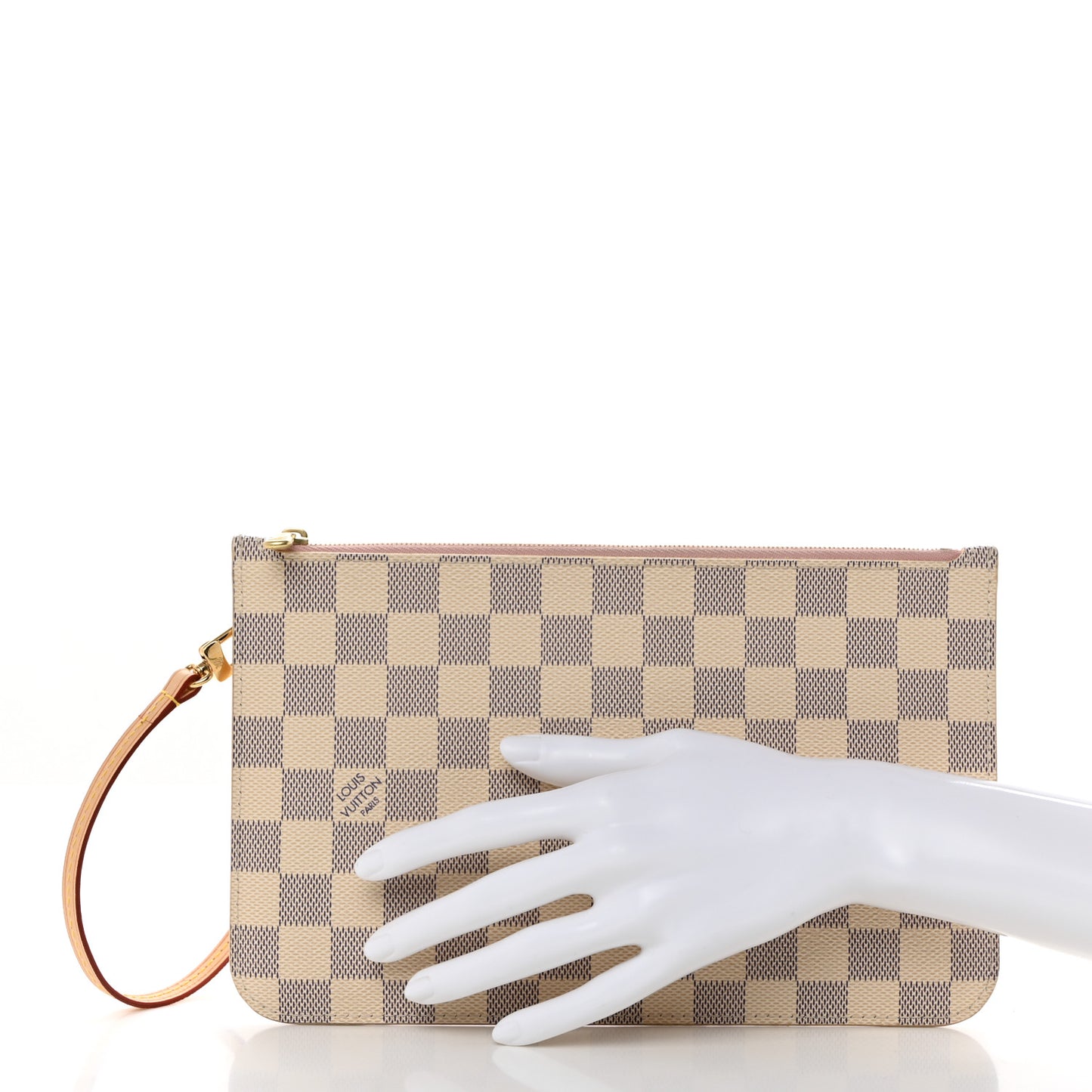Damier Azur Neverfull MM GM Pochette Rose Ballerine