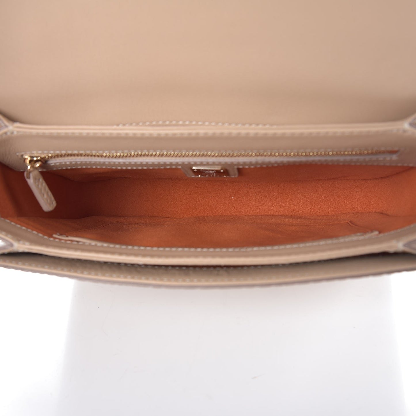 Visetos Medium Patricia Satchel Beige