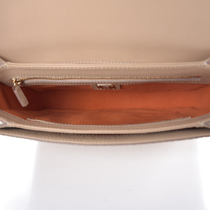 MCM Visetos Medium Patricia Satchel Beige 5 of 16