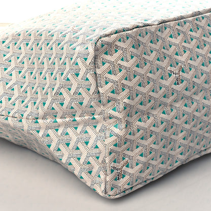 Goyard Goyardine Saint Louis Claire Voie GM White Opaline 10 of 11