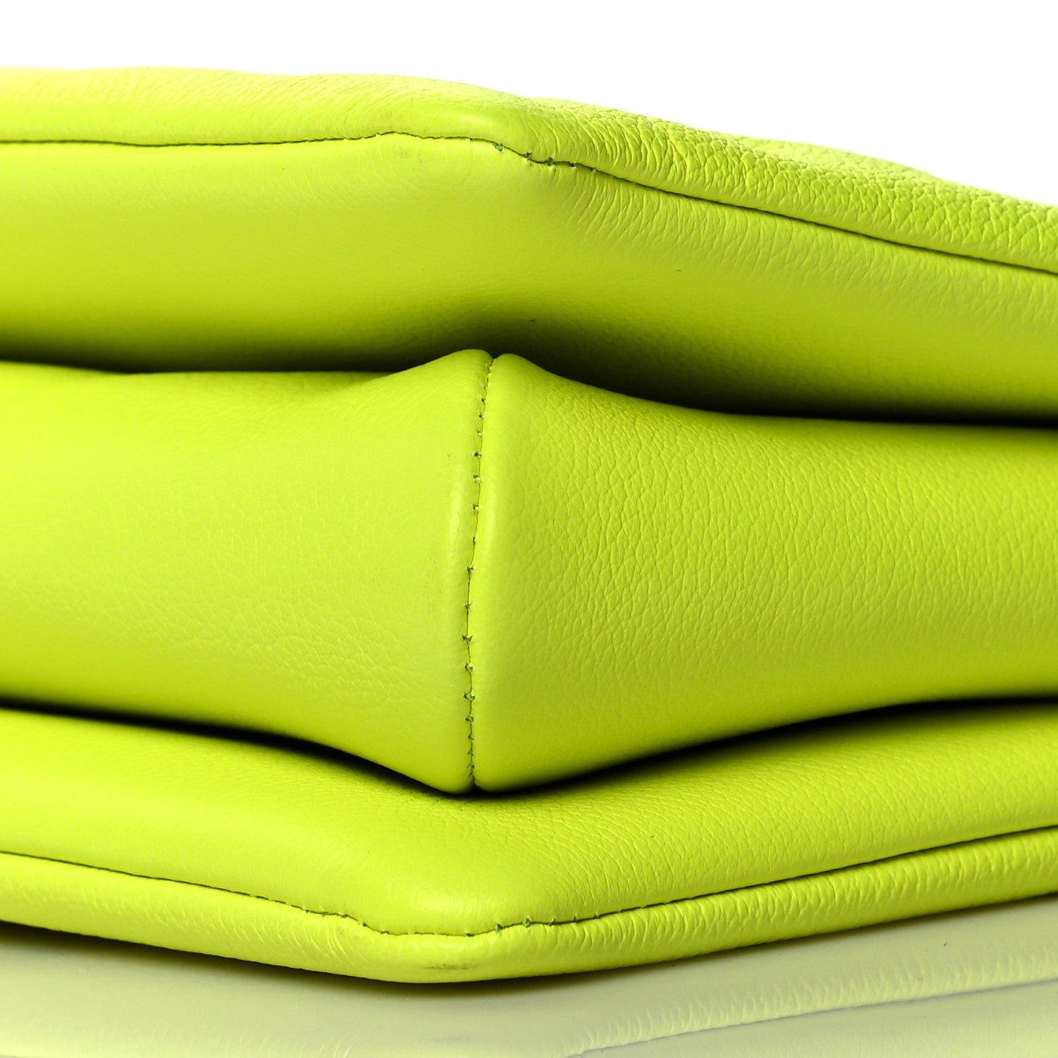 Louis Vuitton Calfskin Embossed Monogram LV Match Coussin PM Fluorescent Yellow 11 of 12