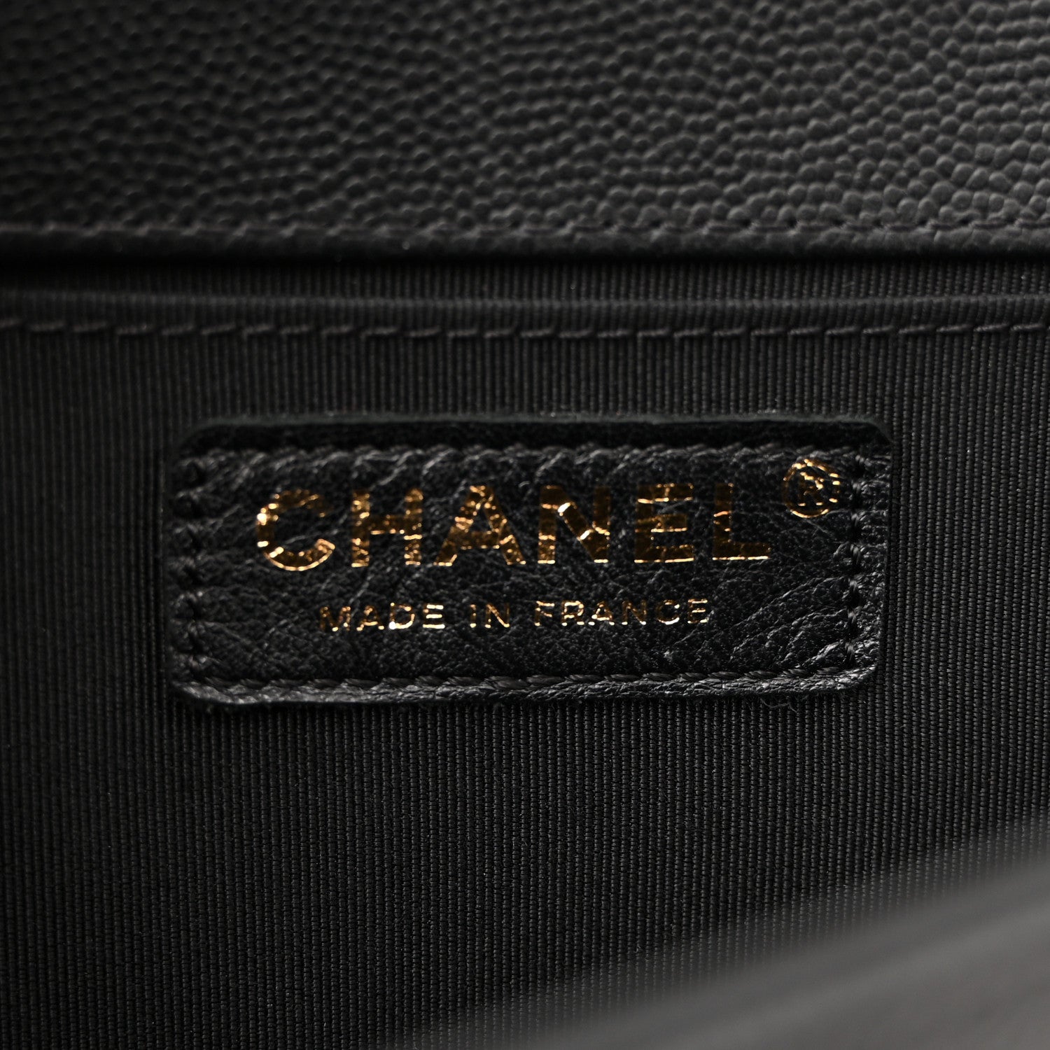 Chanel Caviar Quilted Medium Boy Flap Black 6 of 10