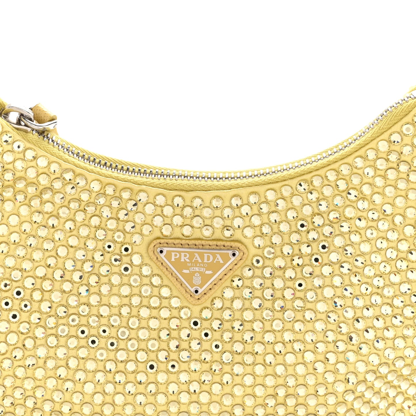 Satin Crystal Re-Edition 2005 Shoulder Bag Ananas