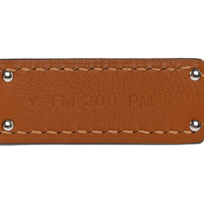 Hermes Epsom Kelly Belt Etoupe 4 of 6