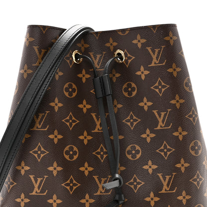 Louis Vuitton Monogram Neonoe MM Black 7 of 10