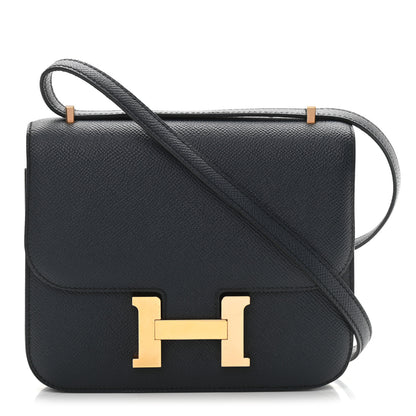 Hermes Epsom Constance 18 Bleu Indigo 1 of 15