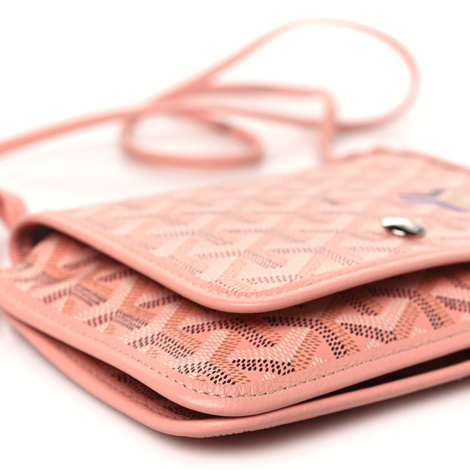 Goyard Goyardine Plumet Wallet Clutch Pink 8 of 9