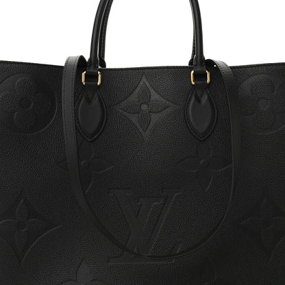 Louis Vuitton Empreinte Monogram Giant Onthego GM Black 9 of 13