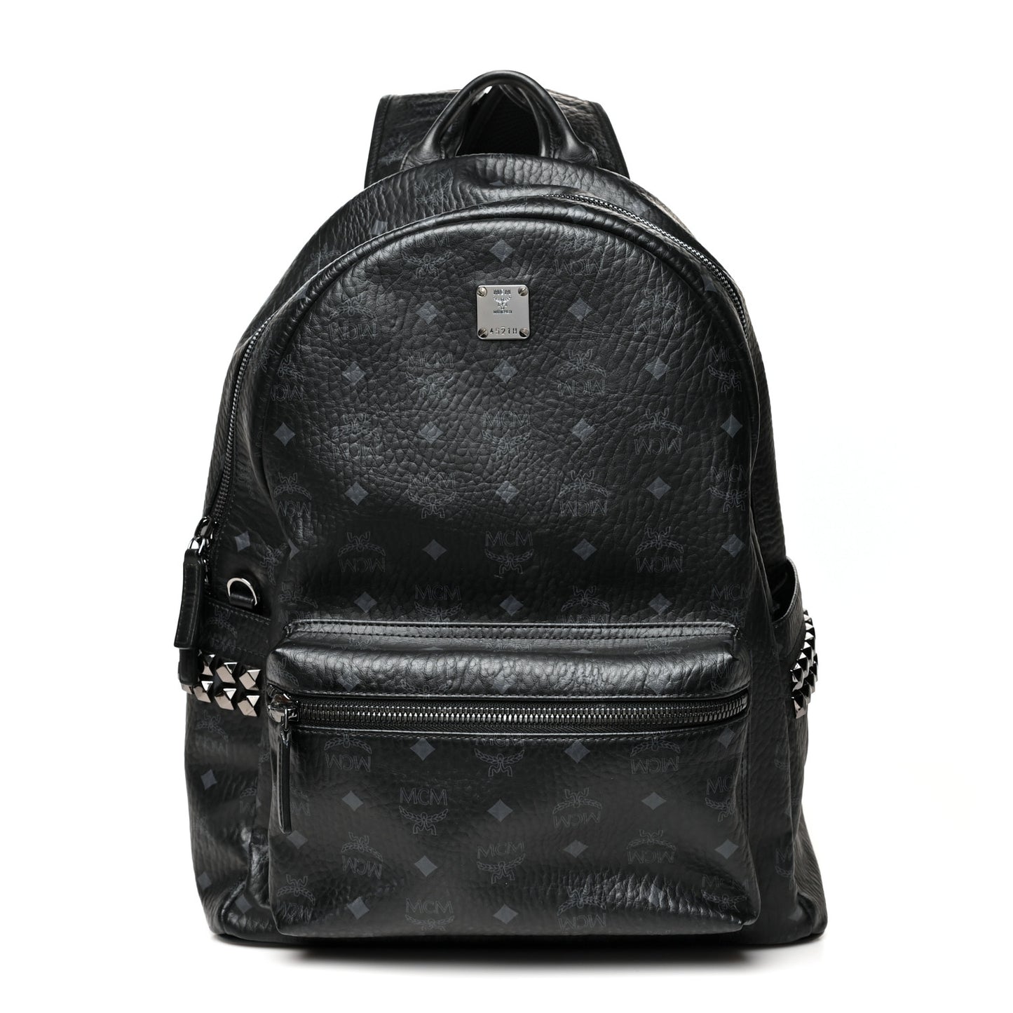 Visetos Medium Side Studs Stark Backpack Black