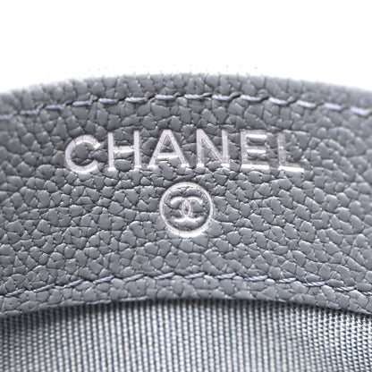 Chanel Goatskin CC Card Holder Grey 6 of 8