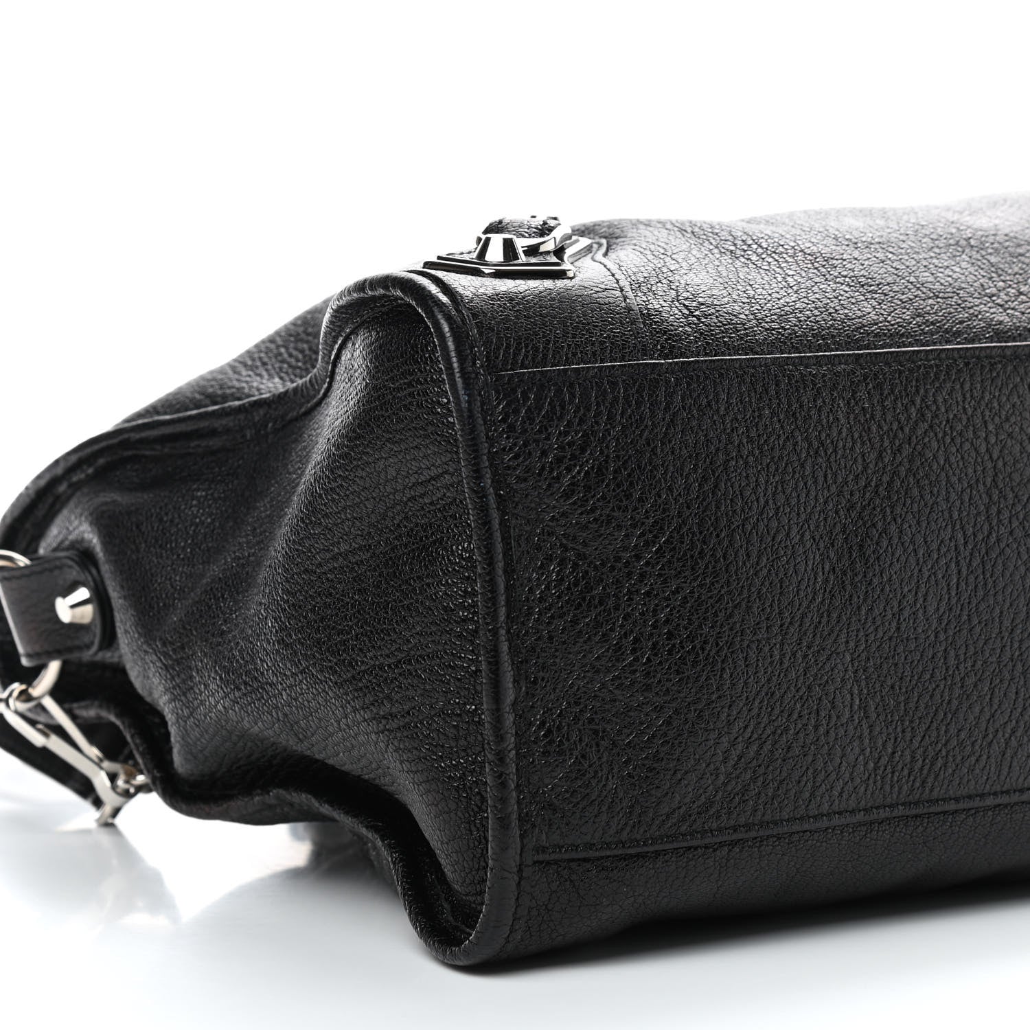 Balenciaga Chevre Silver Metallic Edge Hardware City Black 6 of 9
