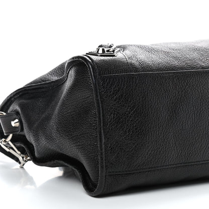 Balenciaga Chevre Silver Metallic Edge Hardware City Black 6 of 9