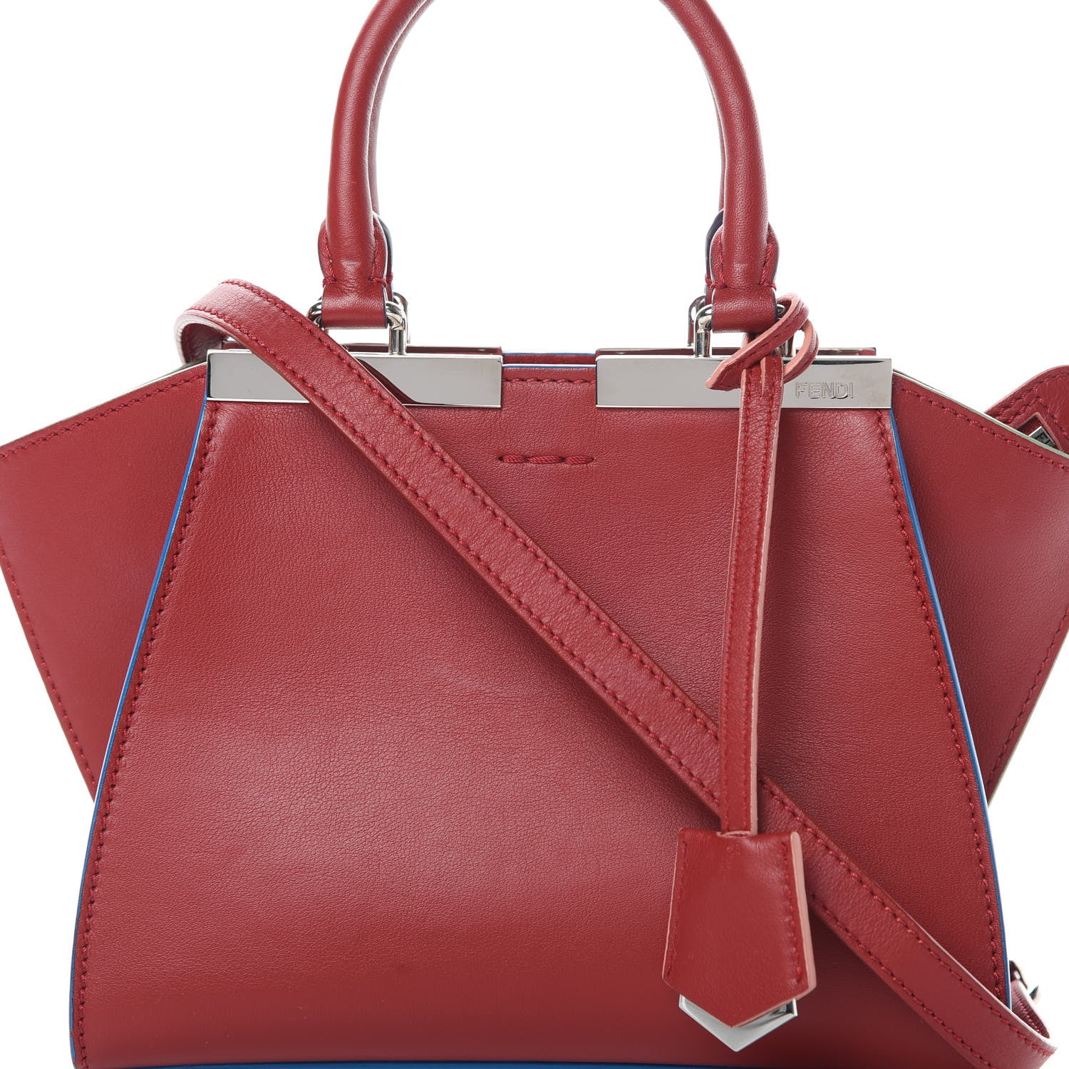 Fendi Vitello Dolce Mini 3jours Tote Ribes 8 of 13