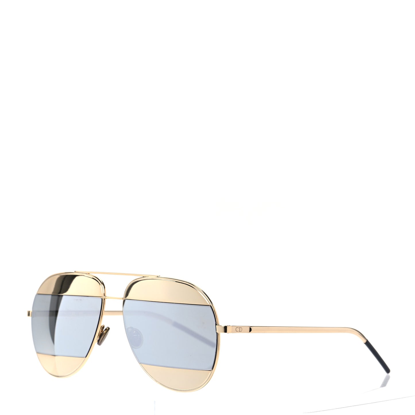 Split 1 Aviator Sunglasses Gold