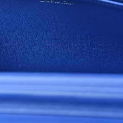 Chanel Lambskin Quilted Wallet On Chain WOC Blue 7 of 12