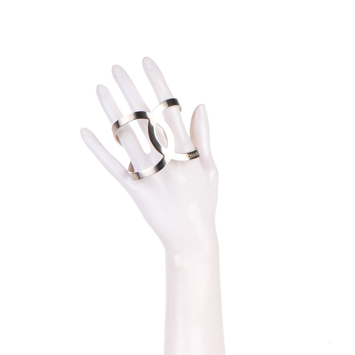 Metal CC Cuff Silver