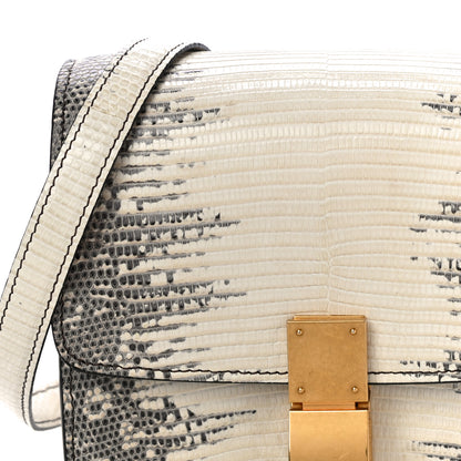 Celine Lizard Small Classic Box Flap Bag Natural 7 of 10