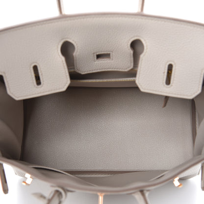 Hermes Togo Birkin 25 Beton 9 of 40