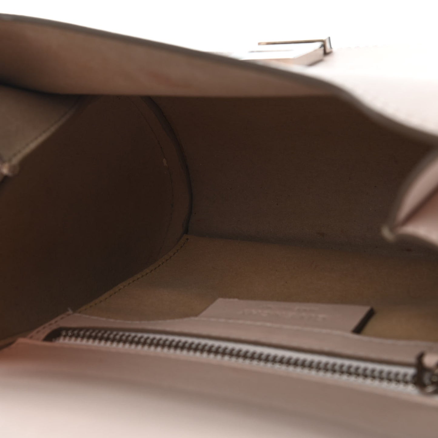 Calfskin Studded Mini Pandora Box Crossbody Bag Nude Pink
