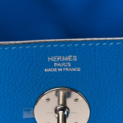 Hermes Taurillon Clemence Lindy 26 Bleu Hydra 6 of 10