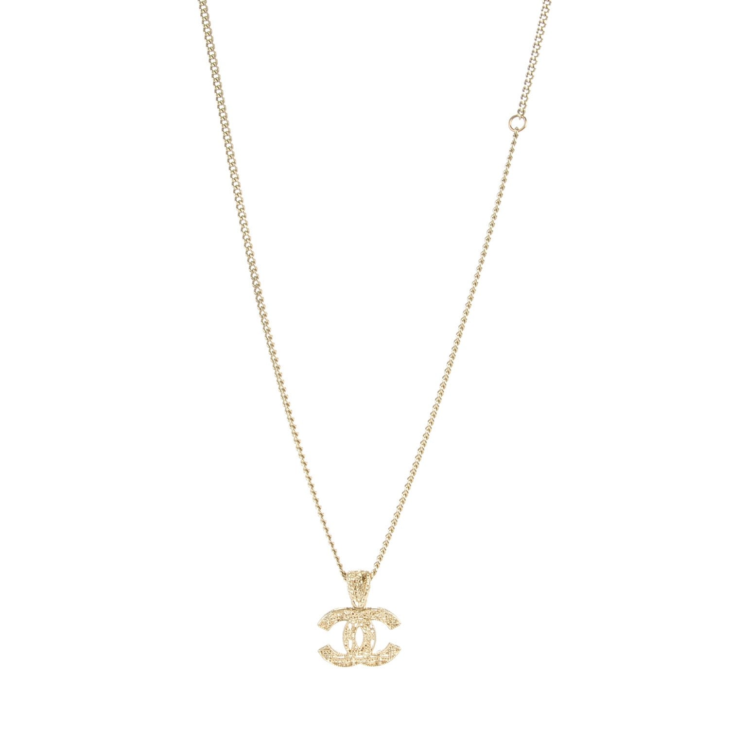 Chanel Timeless CC Necklace Gold 1 of 5
