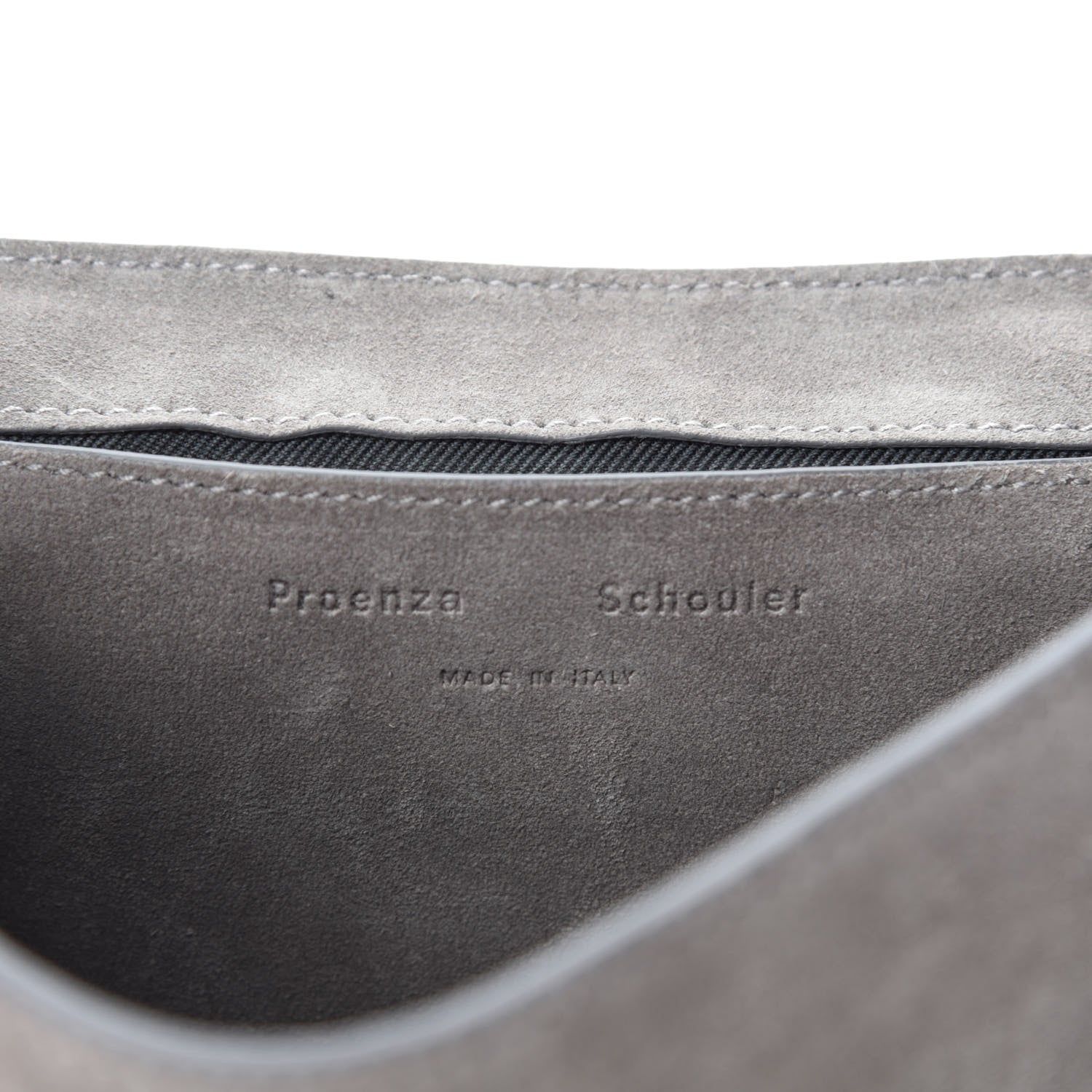 Proenza Schouler Suede PS1 Mini Crossbody Bag Dark Taupe 8 of 9