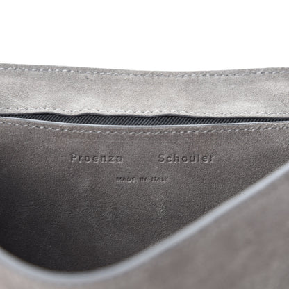 Proenza Schouler Suede PS1 Mini Crossbody Bag Dark Taupe 8 of 9