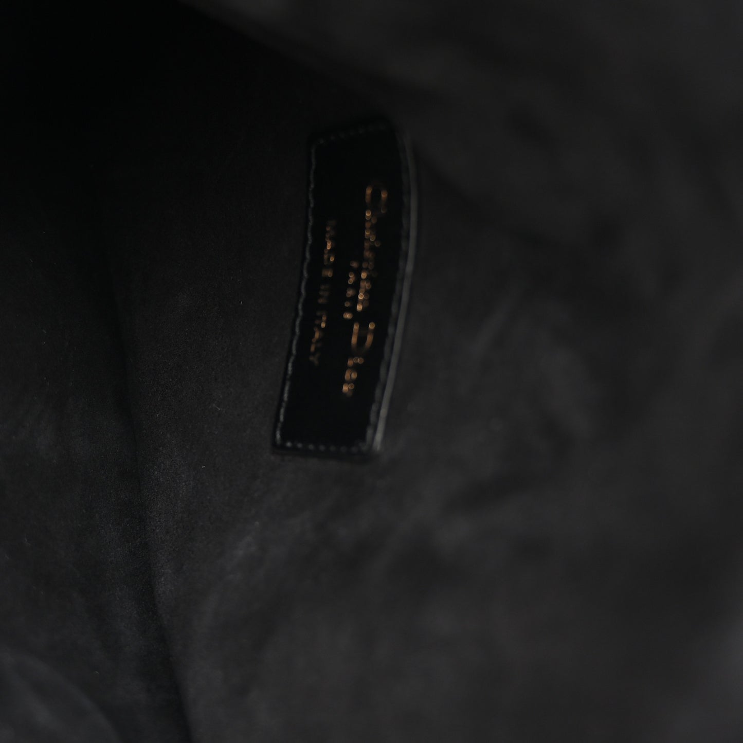 Calfskin Saddle Belt Bag Black