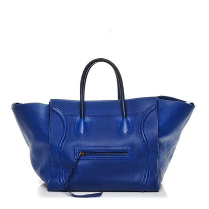 Celine Supple Calfskin Large Phantom Luggage Royal Blue 1 of 10