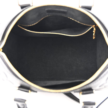 Louis Vuitton Empreinte Monogram Giant Speedy Bandouliere 25 Black 4 of 9