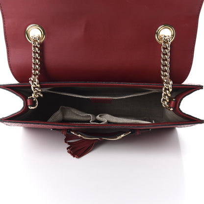 Gucci Microguccissima Medium Emily Chain Shoulder Bag Red 5 of 10