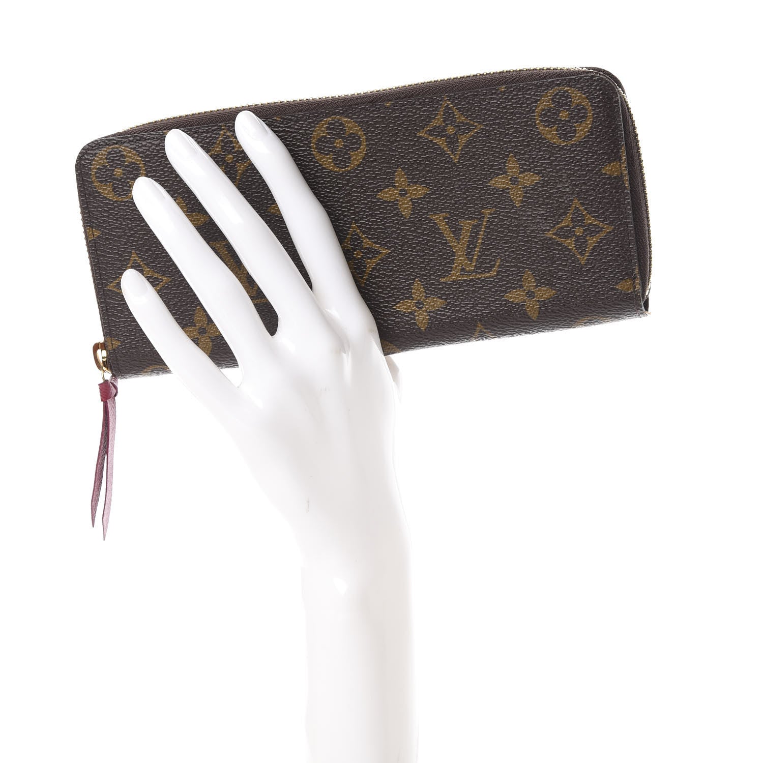 Louis Vuitton Monogram Clemence Wallet Fuchsia 2 of 10