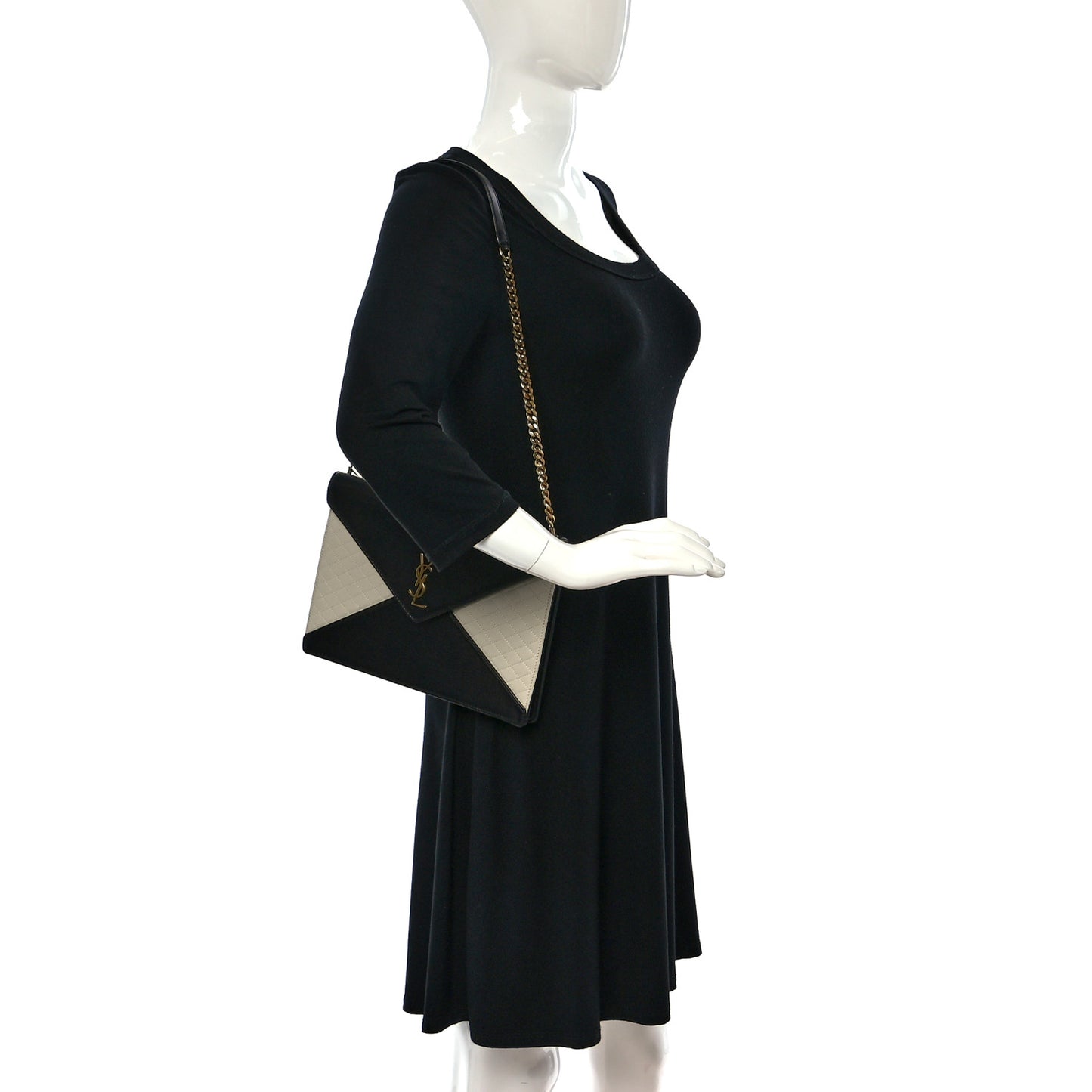 Vintage Lambskin Gaby Chain Bag Black