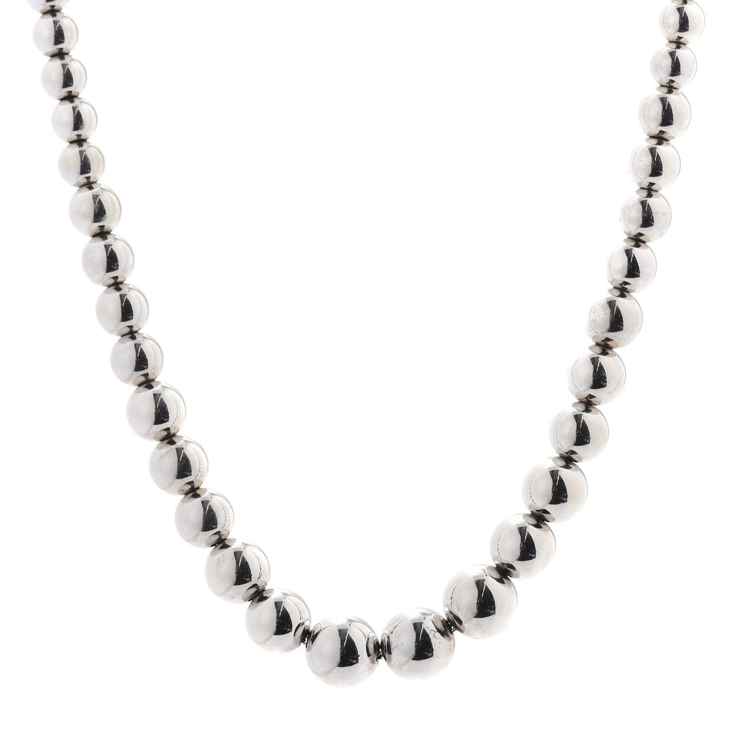 Sterling Silver HardWear Graduated Ball Necklace