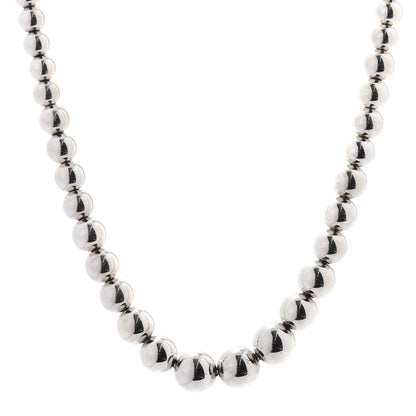 Tiffany Sterling Silver HardWear Graduated Ball Necklace 1 of 4