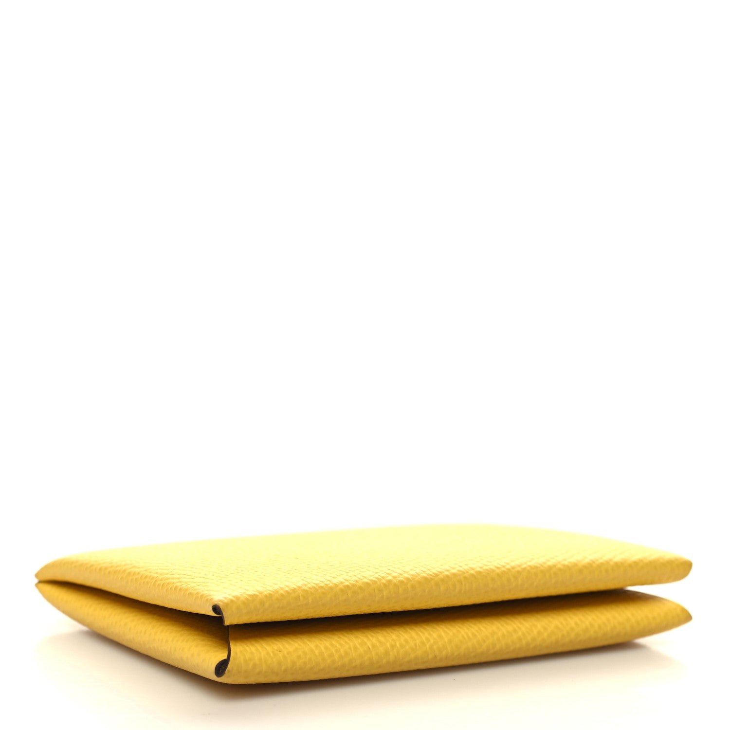 Hermes Epsom Calvi Duo Card Case Jaune De Naples 4 of 11
