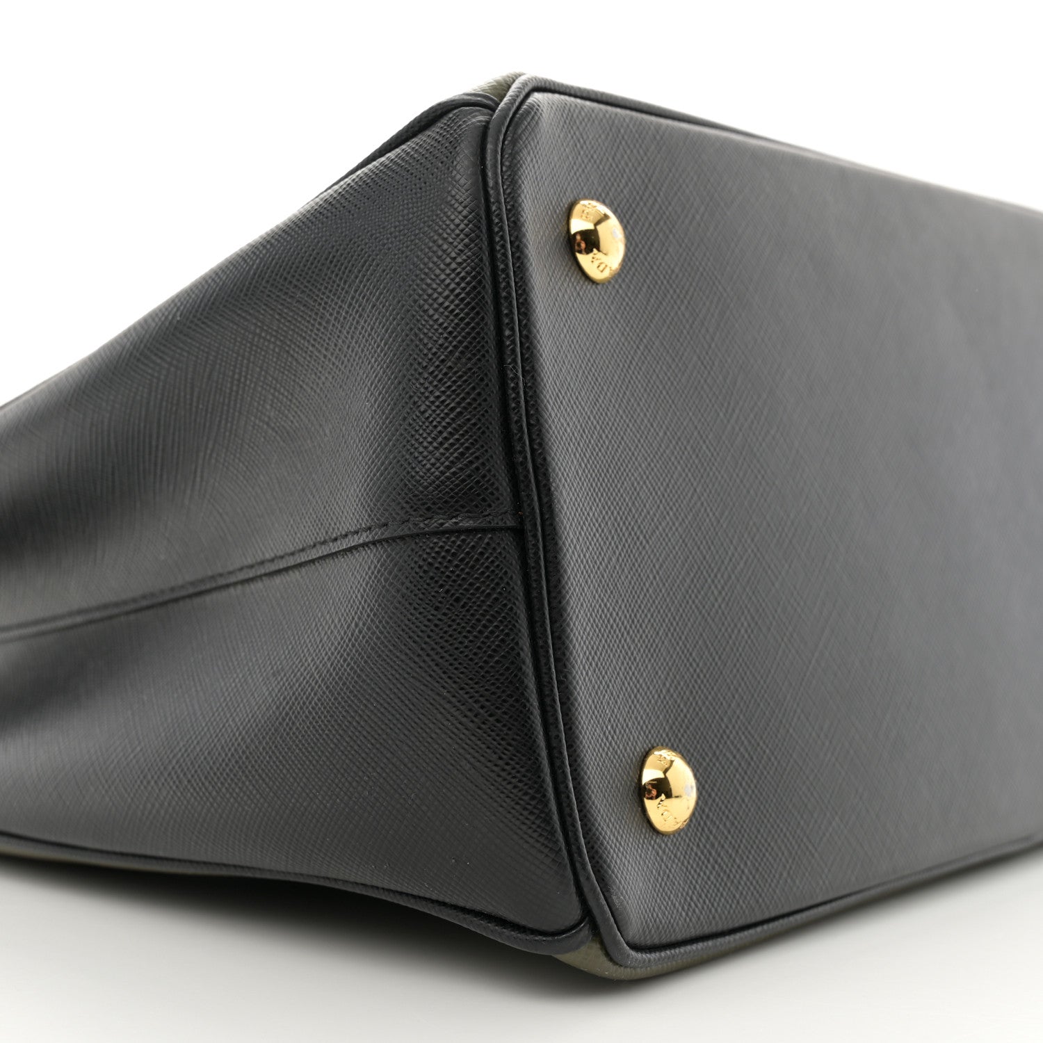 Prada Saffiano Lux Medium Tote Militaire 10 of 14