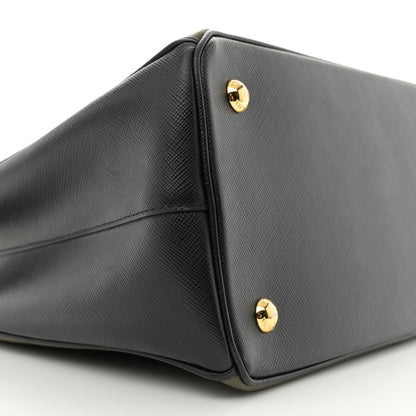Prada Saffiano Lux Medium Tote Militaire 10 of 14