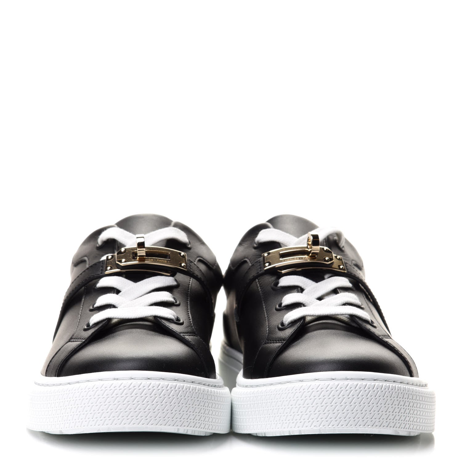 Hermes Calfskin Day Sneakers 37 Black 2 of 13