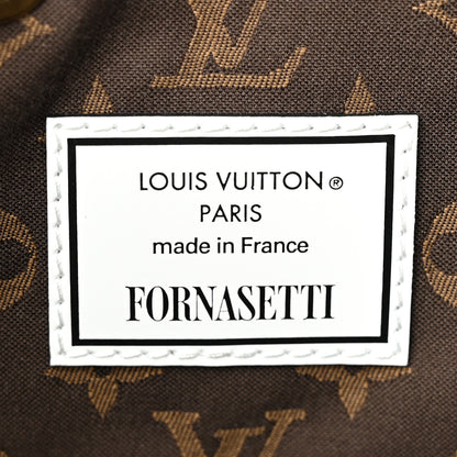 Louis Vuitton X FORNASETTI Calfskin Architettura Noe MM Black White 6 of 9