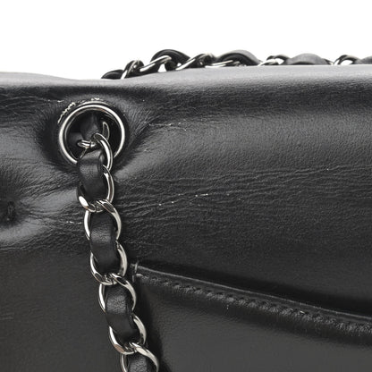 Chanel Calfskin Medium Classic Pure Double Flap Black 18 of 19
