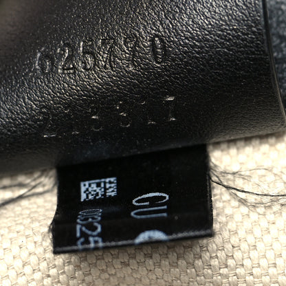 Gucci Calfskin GG Tennis Embossed Double Buckle Backpack Black 7 of 17