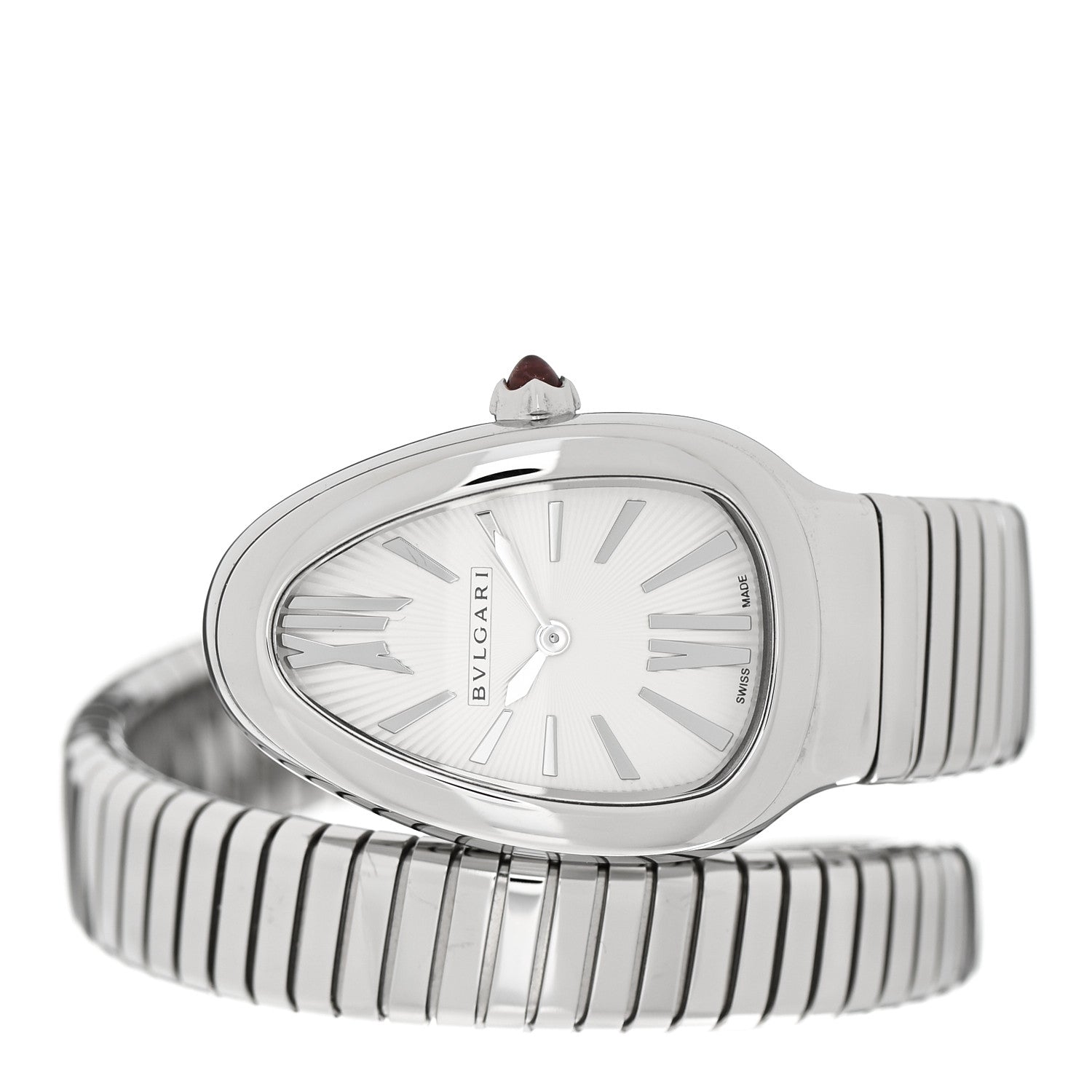 Bulgari Stainless Steel 35mm Serpenti Tubogas Quartz Watch 2 of 4