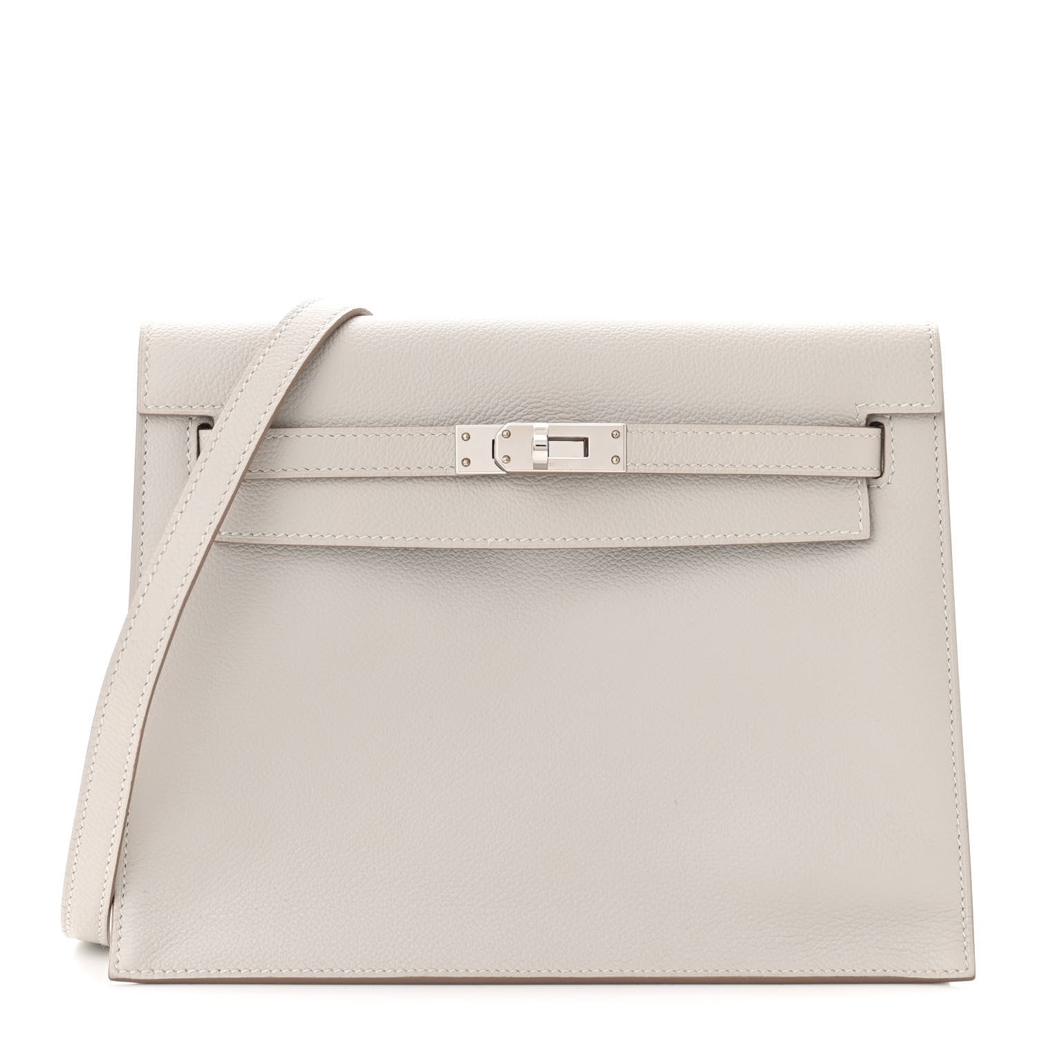 Hermes Evercolor Kelly Danse II Belt Bag Gris Perle 1 of 11
