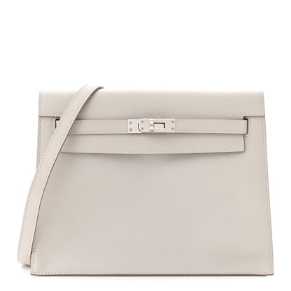 Hermes Evercolor Kelly Danse II Belt Bag Gris Perle 1 of 11
