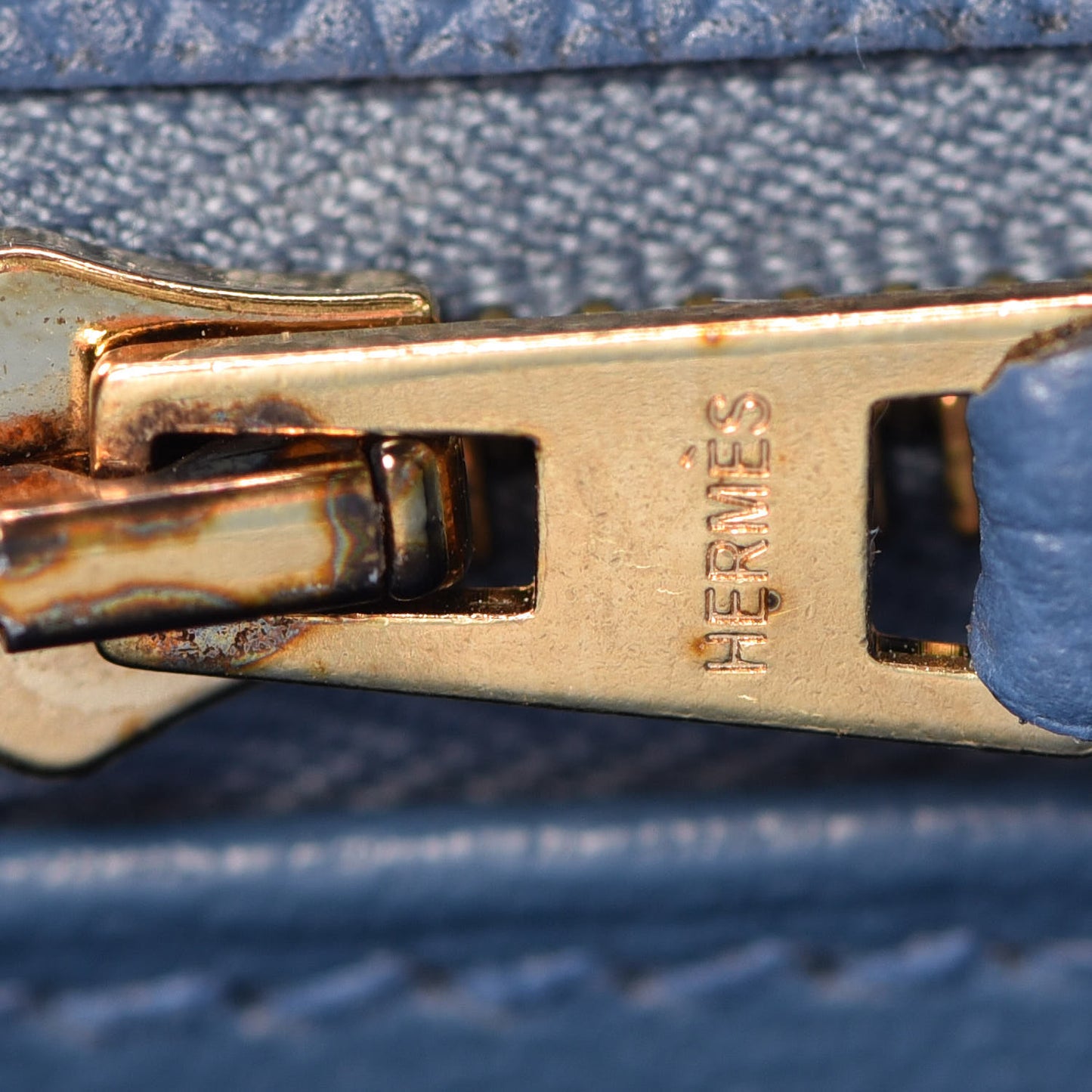 Epsom Kelly Sellier 28 Bleu Agate