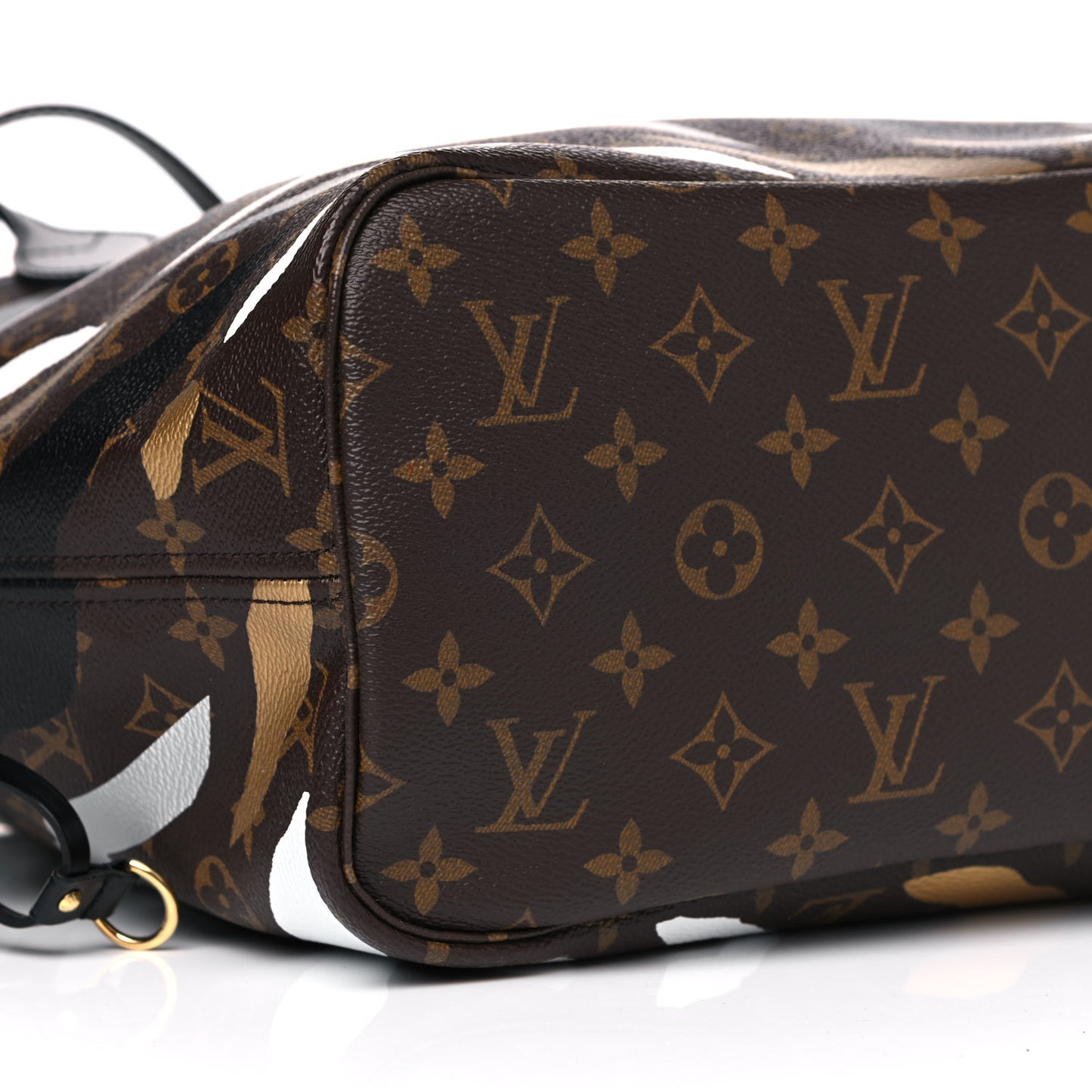 X LOL Monogram Neverfull MM Gold Silver