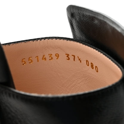 Gucci Malaga Kid Crystal Square G Madelyn 60mm Mules 37.5 Black 9 of 10